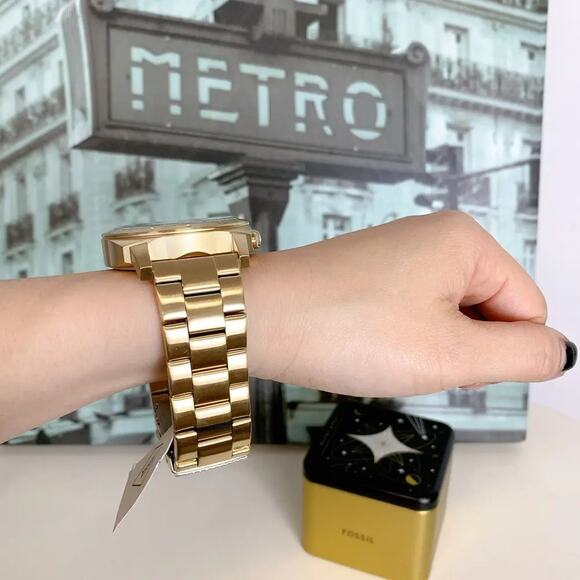 Fossil BQ2694 Privateer Sport Chronograph Gold-Tone Stainless Steel Watch - Picture 3 of 5